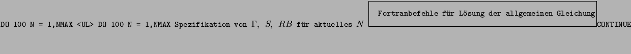 {\derfont
\item[{ }] DO 100 N = 1,NMAX
<UL>
\derfont
\item[{ }] DO 100 N = 1,NMA...
...ung
\vskip 0.4cm}
\hskip 0.4cm
\vrule}
\hrule }$\item[{100 $ \ $}] CONTINUE}