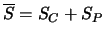 $ \overline{S} = S_C + S_P$