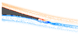 \includegraphics[width=0.48\textwidth,clip]{vort_flap05_al2_c.eps}