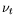 $ \nu_t$