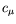 $ c_\mu$