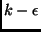 $ k-\epsilon$