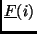 $ \underline{F}(i)$
