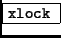 \fbox{{\tt xlock} }