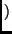 $)$