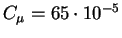 $C_{\mu}=65 \cdot 10^{-5}$